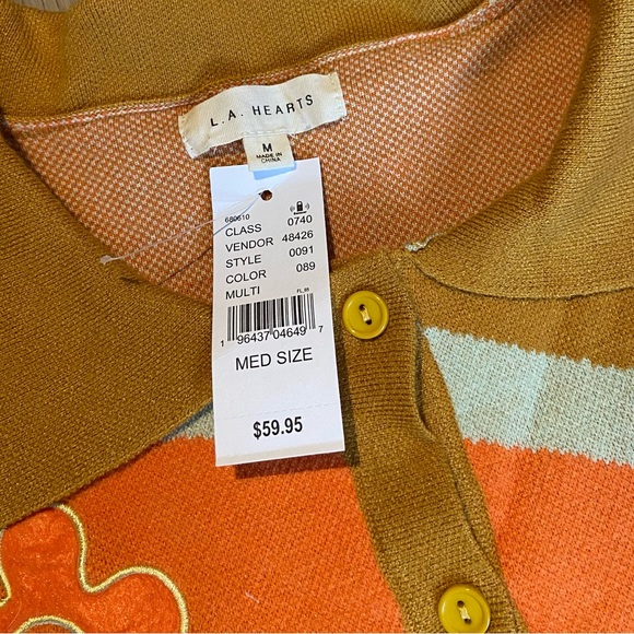 80’S VIBE MUSHROOM CARDIGAN - Picture 3 of 7